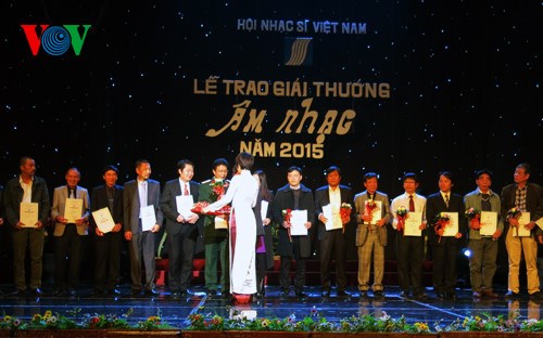 Những tác phẩm đoạt giải Hội Nhạc sĩ Việt Nam 2016